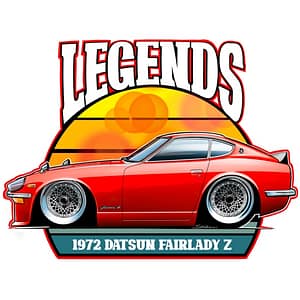 T Shirt Legends Datsun Fairlady 240Z