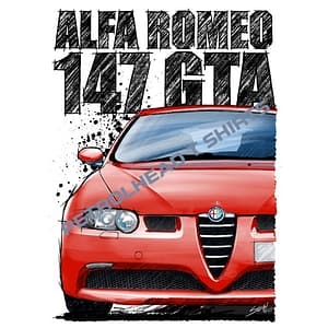 Alfa Romeo 147 GTA T Shirt Red
