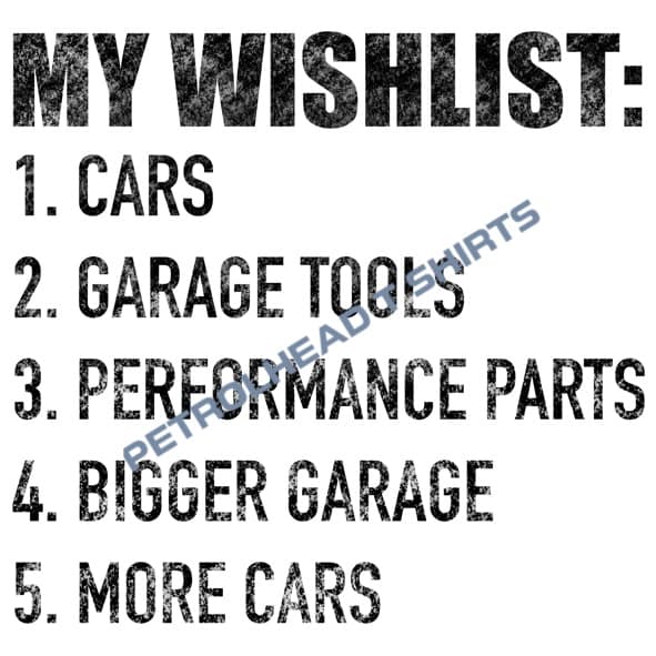 T Shirt My Wishlist